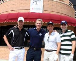 kyle lägre domkraft wagner Bradley klocka ritade tyler bellat de 4:e årlig domkraft wagner kändis golf klassisk till fördel de leukemi lymfom samhälle golf tournamentvalencia Land clubvalentia caapril 27 20102010 foto