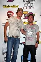 corin nemisk David faustino anländer på de vrede av lura fest på de hård sten hotell i san Diego ca på juli 24 20092009 foto