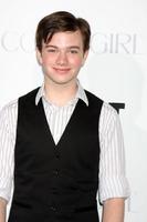 Chris colfer anländer på de piska den premiereraumans kinesisk teaterlos angeles fall september 29 20092009 foto