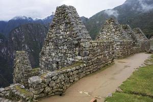 machu picchu ruiner i peru foto