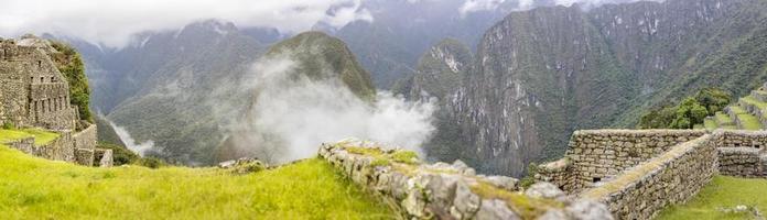 machu picchu ruiner i peru foto