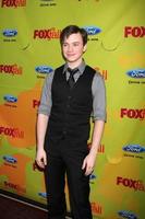 Chris colfer anländer på de rävfall ekocasino fest på boa Steak House i väst los angeles ca på september 14 20092009 foto