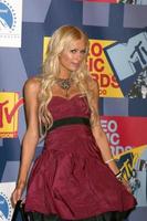 paris hilton i de Tryck rum på de video musik utmärkelser på mtv på av största vikt studior i los angeles ca i september 7 20082008 foto