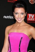 katie cassidy anländer på de TV guide tidskrift sexigaste stjärnor fest på de solnedgång torn hotell i väst hollywood ca på marsch 24 20092009 foto