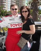 eric keri stänga på de Toyota proceleb lopp dag på april 18 2009 på de lång strand stor prix kurs i lång strand Kalifornien 2009 foto