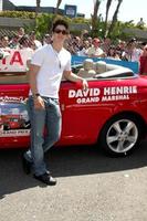 David henrie med hans stor marshall bil på de Toyota proceleb lopp dag på april 18 2009 på de lång strand stor prix kurs i lång strand Kalifornien 2009 foto