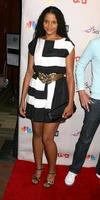 sydney tamiia poitier anländer på de nbc tca fest på de beverly hilton hotell i beverly kullar ca i juli 20 20082008 foto