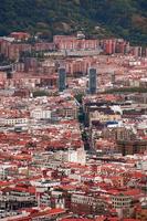 stadsbild och arkitektur i bilbao stad, spanien, resa destination foto