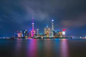 shanghai stadshorisont, Kina foto