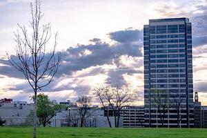 gata scener i kansas stad downtwn foto