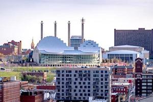 gata scener i kansas stad downtwn foto