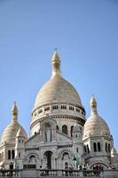 de kyrka av montmartre i paris huvudstad av Frankrike. Centrum av kristen andlighet och religion i paris foto