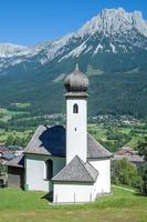 kapell i ellmau am vilda kaiser, tirol, Österrike foto