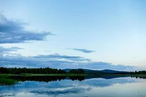 naturskön lantlig landskap foto