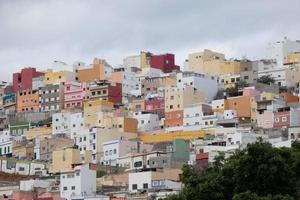 arbetssätt klass grannskap i de stad av las palmas de garn kanarier foto