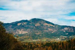 bergen i Alperna i Slovenien foto