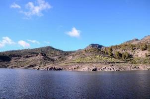 natursköna bergslandskap foto