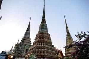 gammal buddist tempel i Asien foto