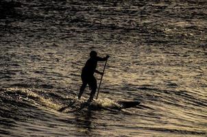 paddling i de hav foto