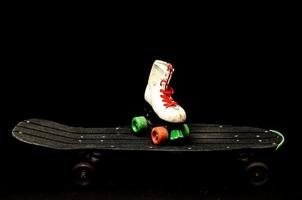 skridskor och skateboard foto