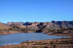 natursköna bergslandskap foto