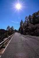 landskap på teneriffa, Spanien foto