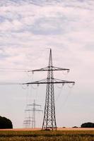 elektrisk kraft pyloner foto