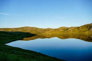 naturskön lantlig landskap foto