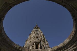 gammal durgabari tempel i amer stad i Indien foto