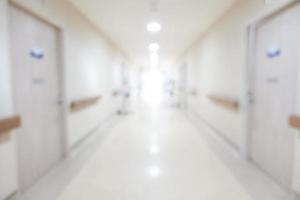 abstrakt defokuserad sjukhusinredning för bakgrund foto