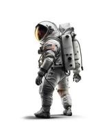 astronaut på vit bakgrund, skapas med generativ ai foto