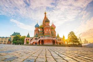 basilikas domkyrka vid Röda torget i Moskva foto