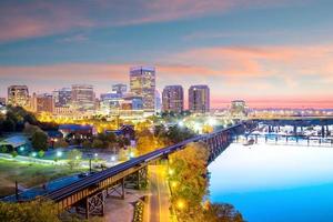 downtown Richmond, Virginia skyline foto