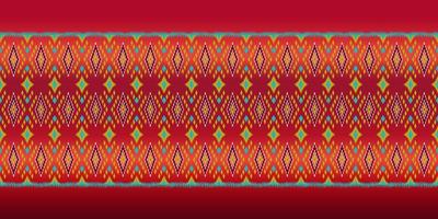 skön färgrik thai stickat broderi.geometrisk etnisk orientalisk mönster traditionell design för bakgrund, matta, tapeter, kläder, inslagning, batik, tyg, vektor broderi stil, klippning väg foto