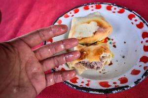 fårkött bakad bullar i kashgar, xinjiang foto