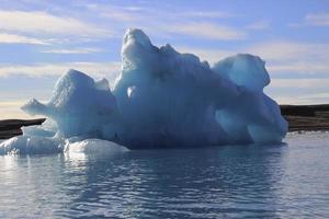 isberg jokulsarlon lagun, island foto