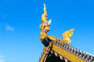 gavel tak tempel thai arkitektur ,nordlig thailand foto