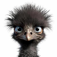 emu illustration ai genererad foto