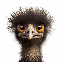 emu illustration ai genererad foto