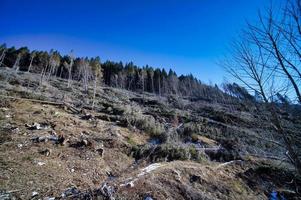 natursköna bergslandskap foto