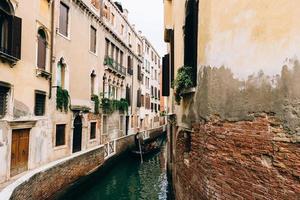 de gamla Venedigs gator i Italien