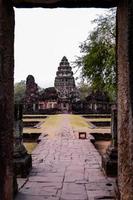 gammal buddist tempel i Asien foto