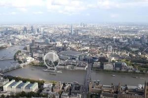 London stad horisont se från ovan foto