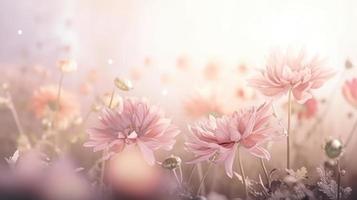 mjuk drömmande ljuv blomma för kärlek roman bakgrund. foto