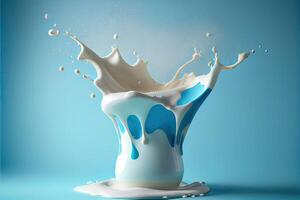 värld mjölk dag 1: a juni ai genererad foto