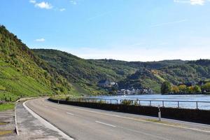 mosel dal väg in i beilstein foto