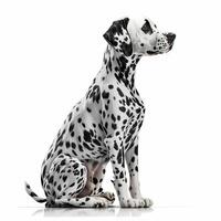 dalmatian djur- illustration ai genererad foto