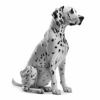 dalmatian djur- illustration ai genererad foto