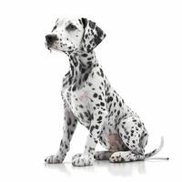 dalmatian hund djur- illustration ai genererad foto