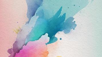 abstrakt pastell vattenfärg bakgrund på papper foto